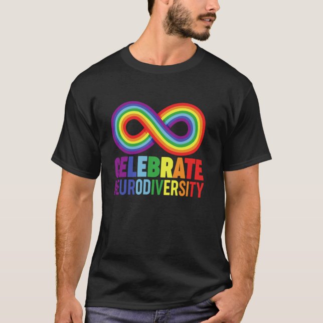 T-shirt Célébrer la Neurodiversité (Devant)