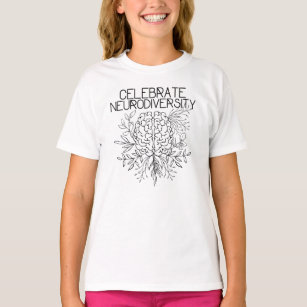 T-shirt Célébrer la neurodiversité Cerveau