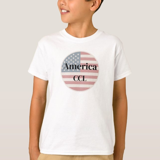 T-shirt Célébrer le 250e anniversaire de l'Amérique (Devant)