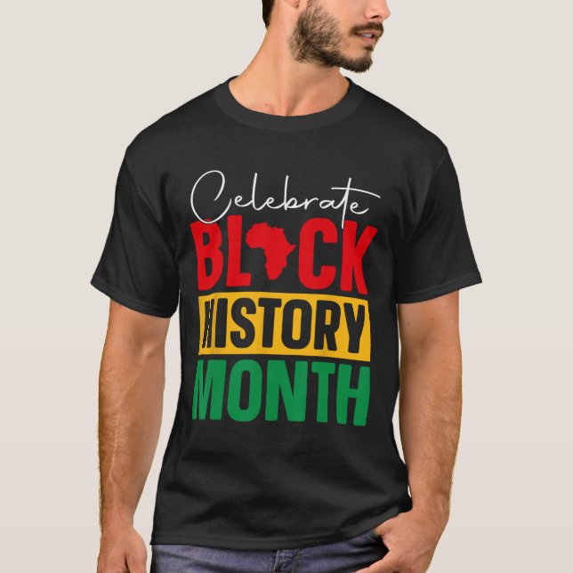 T-shirt Célébrer le Mois de l'histoire des Noirs African B (Devant)