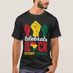 T-shirt Célébrer le Mois de l'histoire des Noirs Melanin P