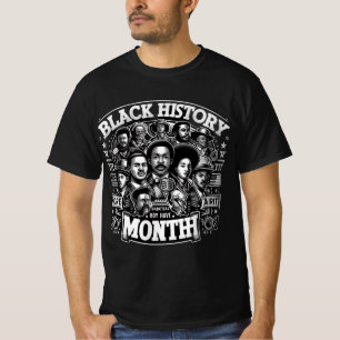 T-shirt Célébrer le Mois de l'histoire noire Grandes fiert