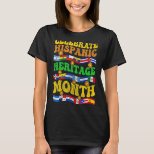 T-shirt Célébrer le Mois du patrimoine hispanique Chemise,