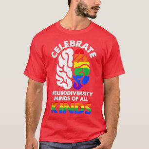 T-shirt Célébrer l'esprit de tous les types Neurodiversité