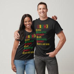 T-shirt Célébrer l'histoire des Noirs