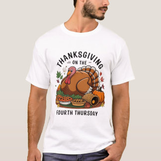 T-shirt Célébrer Thanksgiving dans Style Tee