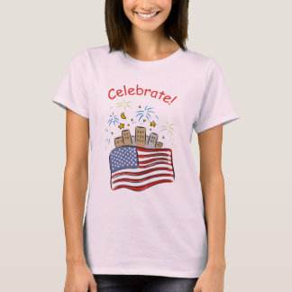 T-shirt Célébrez 4 juillet travaux sur les Tee - shirts de