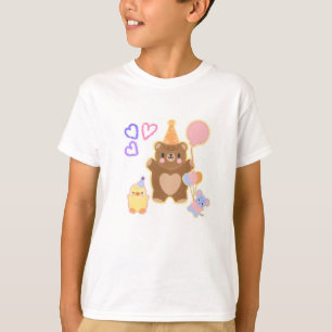 T-shirt Célébrez avec charme et câlins ! Cette adorable