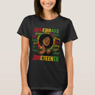 T-shirt Célébrez Juneteenth