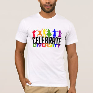 T-shirt Célébrez la chemise de diversité - choisissez l