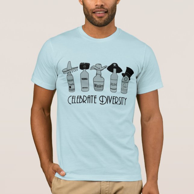 T-shirt Célébrez la diversité (Devant)