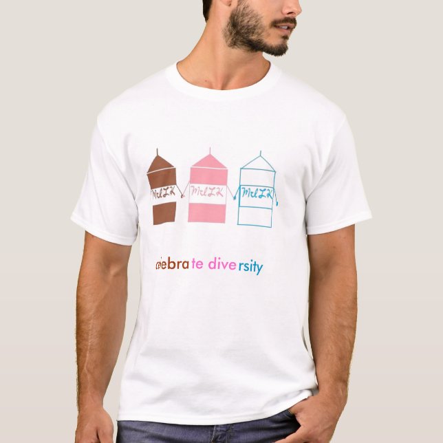 T-shirt Célébrez la diversité (Devant)