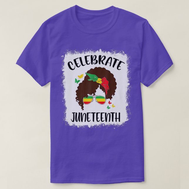 T-shirt Célébrez la Journée Joyeuse de Juneteenth 2022 Fre (Design devant)