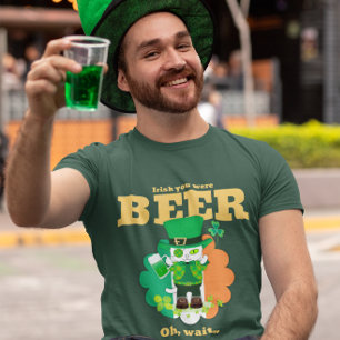 T-shirt Célébrez la Saint Patrick avec un chat chanceux