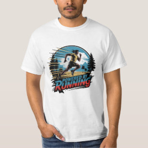 T-shirt Célébrez l'amour cardio avec les graphismes Runner
