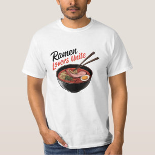 T-shirt Célébrez l'amour des nouilles avec des dessins Ram