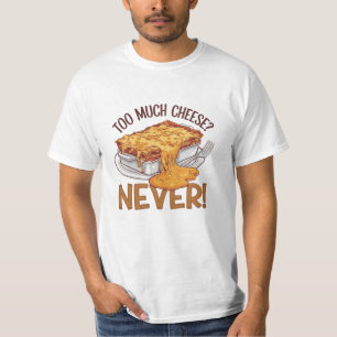 T-shirt Célébrez l'amour des pâtes avec l'art du fromage