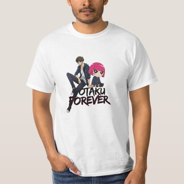 T-shirt Célébrez l'Anime avec des designs amusants et curi (Devant)