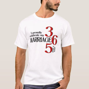 T-shirt Célébrez le mariage 365 !