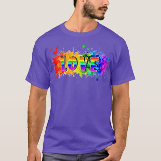 T-shirt Célébrez le mois de la fierté avec amour LGBT Prid