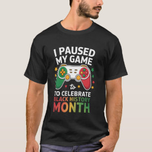 T-shirt Célébrez le Mois de l'Histoire des Noirs avec l'Es