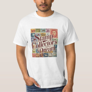 T-shirt Célébrez les timbres avec des dessins amusants