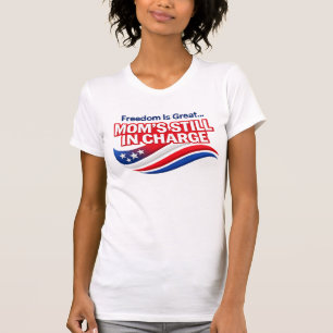 T-shirt Célébrez Maman avec humour et style patriotique en