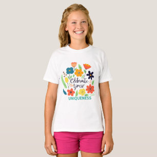 T-shirt Célébrez Votre Unicité - Design Inspirant
