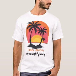T-shirt Célébrez votre voyage d'été en famille avec ce sty
