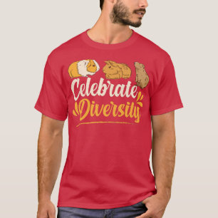 T-shirt Célébrons la diversité Chiens de Guinée