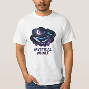 T-shirt Célébrons la vie marine avec des dessins de balein