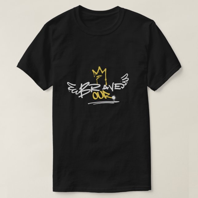 T-shirt « Célébrons le courage : notre esprit courageux » (Design devant)