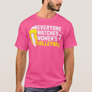 T-shirt Célébrons Tout Le Monde Le Jeu De Volley-Ball Fémi