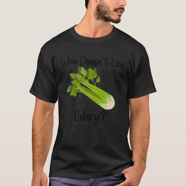 T-shirt Céleri Ironique Cite Les Légumes Qui Aiment Céleri (Devant)