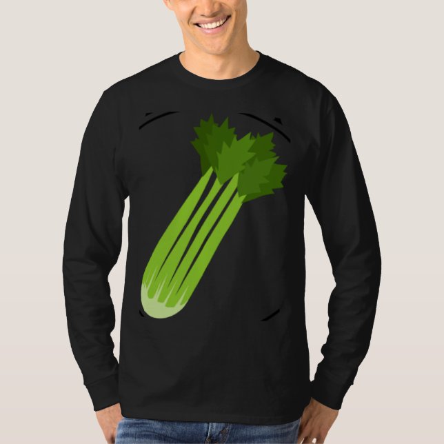 T-shirt Celery Squad Ironic Saying Leek Vegetable Food (Devant)