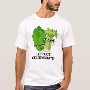 T-shirt Celerybrate de laitue Funny Veggie Pun