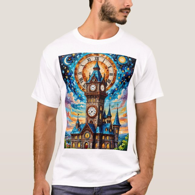 T-shirt Céleste Imaginaire Vintage (Devant)