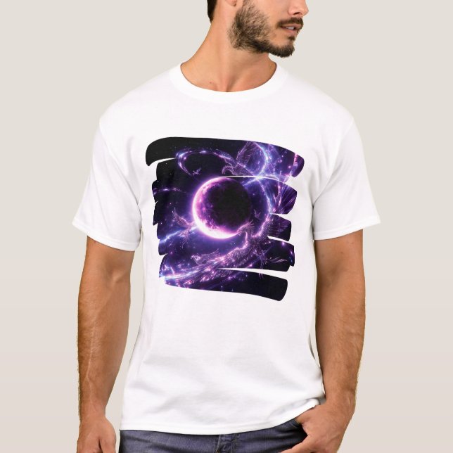 T-shirt Celestial Dragons: Moonlight Odyssey (Devant)