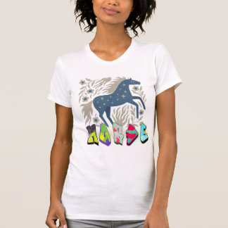 T-shirt Celestial Horse “HARD” – Cosmic Graffiti Art Desig