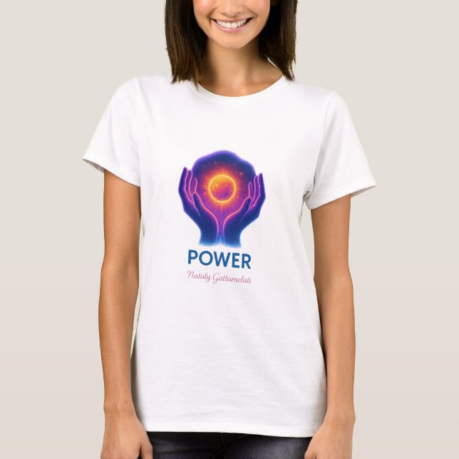 T-shirt Celestial Power — Cosmic Energy Design (Devant)