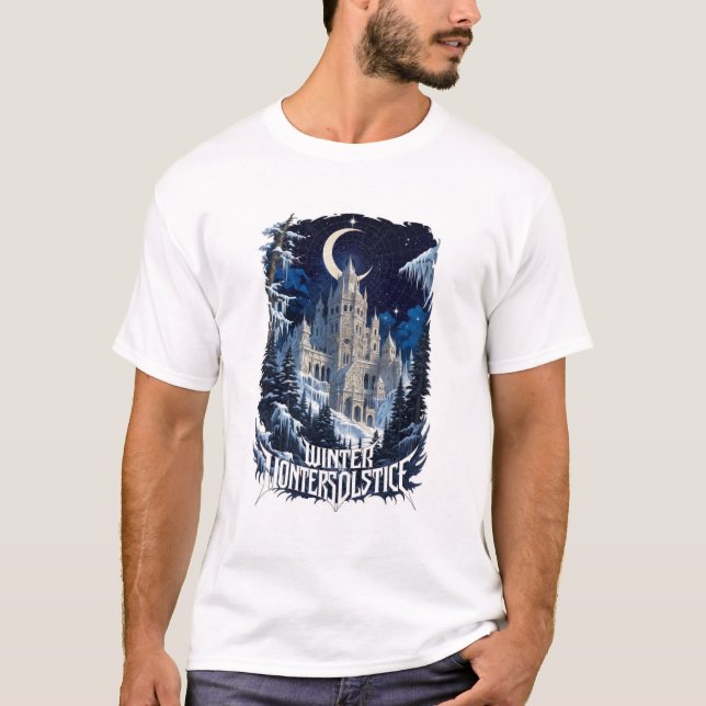 T-shirt Celestial Winter Temple T-Shirt, Premium (Devant)