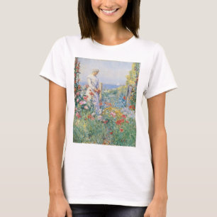 T-shirt Celia Thaxter dans son jardin par Childe Hassam