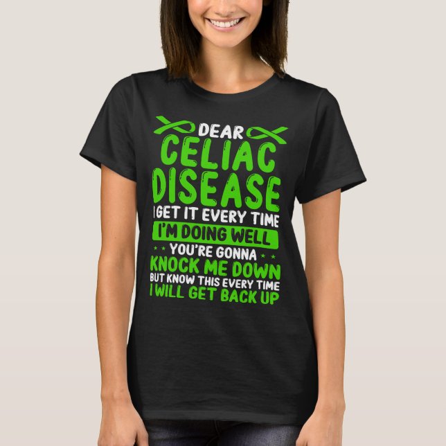 T-shirt Celiac Disease Awareness Month Disease Ribbon (Devant)