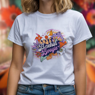 T-shirt Célibataire Groovy 70s Dernière Soirée de Fête ID9