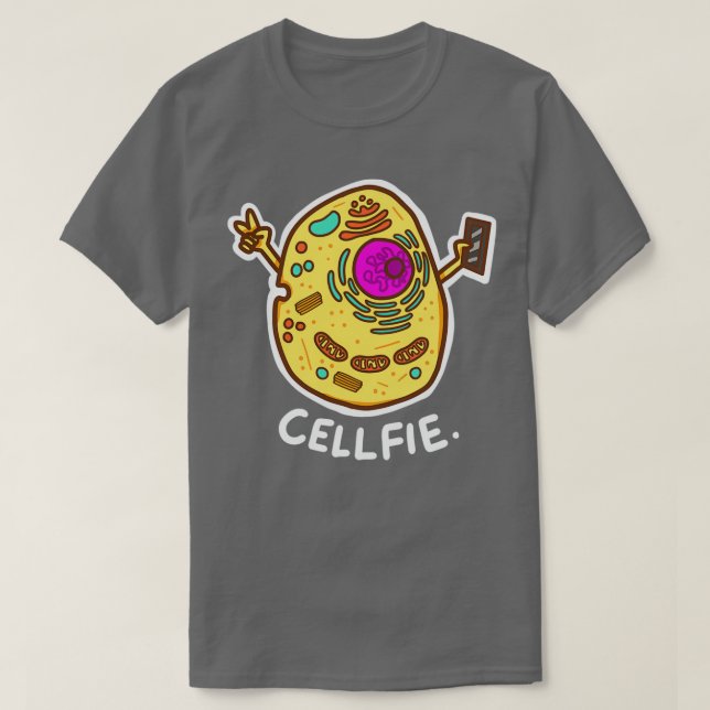 T-shirt CellFie Funny Science Biology (Design devant)