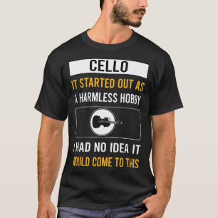 T-shirt Cellist Hobby Cello sans danger