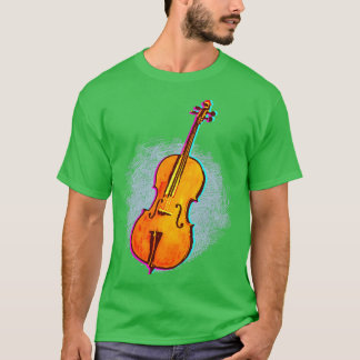 T-shirt Cellist Idée cadeau Cello Player Art