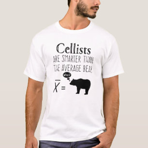 T-shirt Cello amusant - Ours moyen