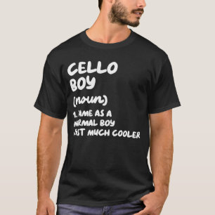 T-shirt Cello Boy Définition Musicien