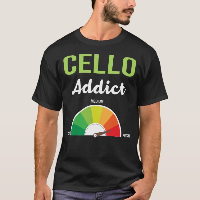 T-shirt Cello Cellist (Devant)